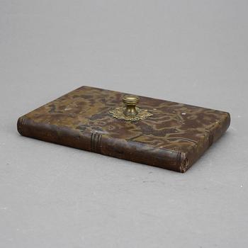 BREVPRESS, kalksten, 1800-tal.
