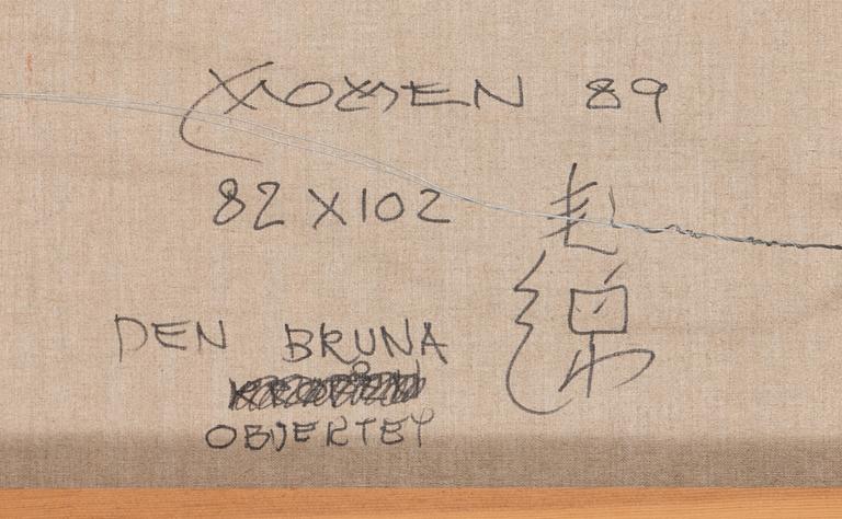 Karl Momen, oil on canvas, signed and dated -89.