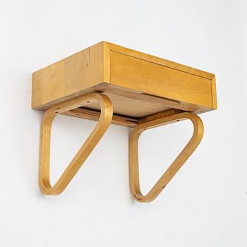 Alvar Aalto, a console/shelf, Aalto Möbler Hedemora, Sweden, mid 20th Century.