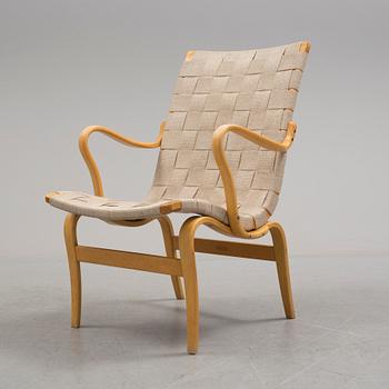 A ' Eva' easy chair by Bruno Mathsson for Firma Karl Mathsson.