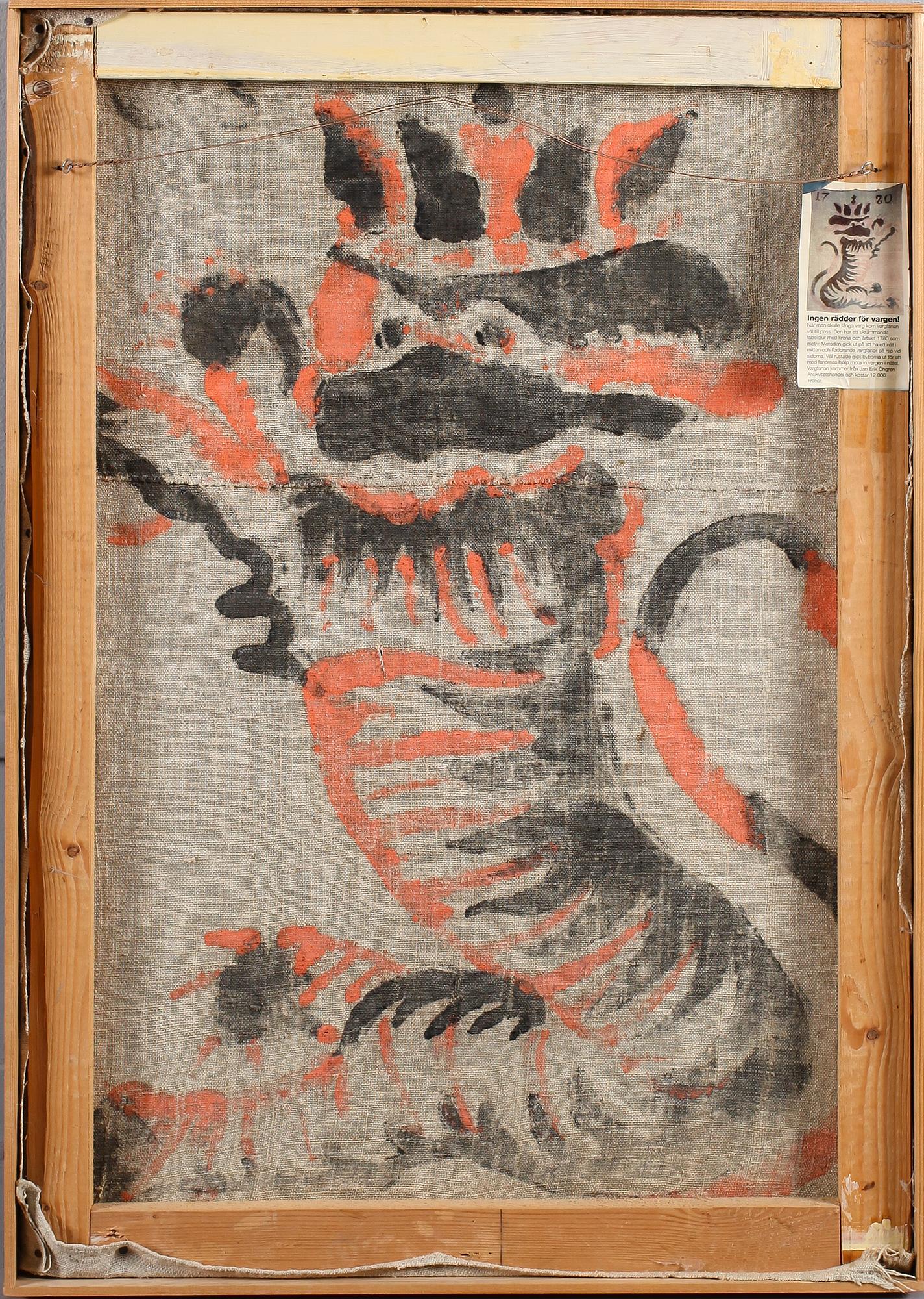 VARGLAPP, linne, daterad 1780.