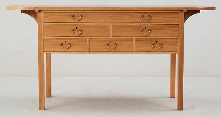 A Josef Frank walnut and burrwood top sideboard by Svenskt Tenn, probably 1950's.