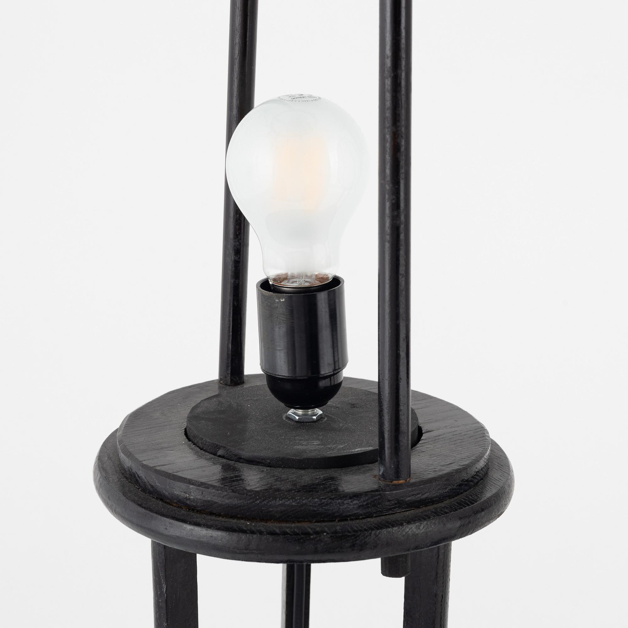 A pair of Japanese  tablelamps / Andon lamps, 20th century.