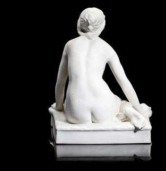 FIGURIN, parian, "Grodan", Per Hasselberg, Gustavsberg, 1920.