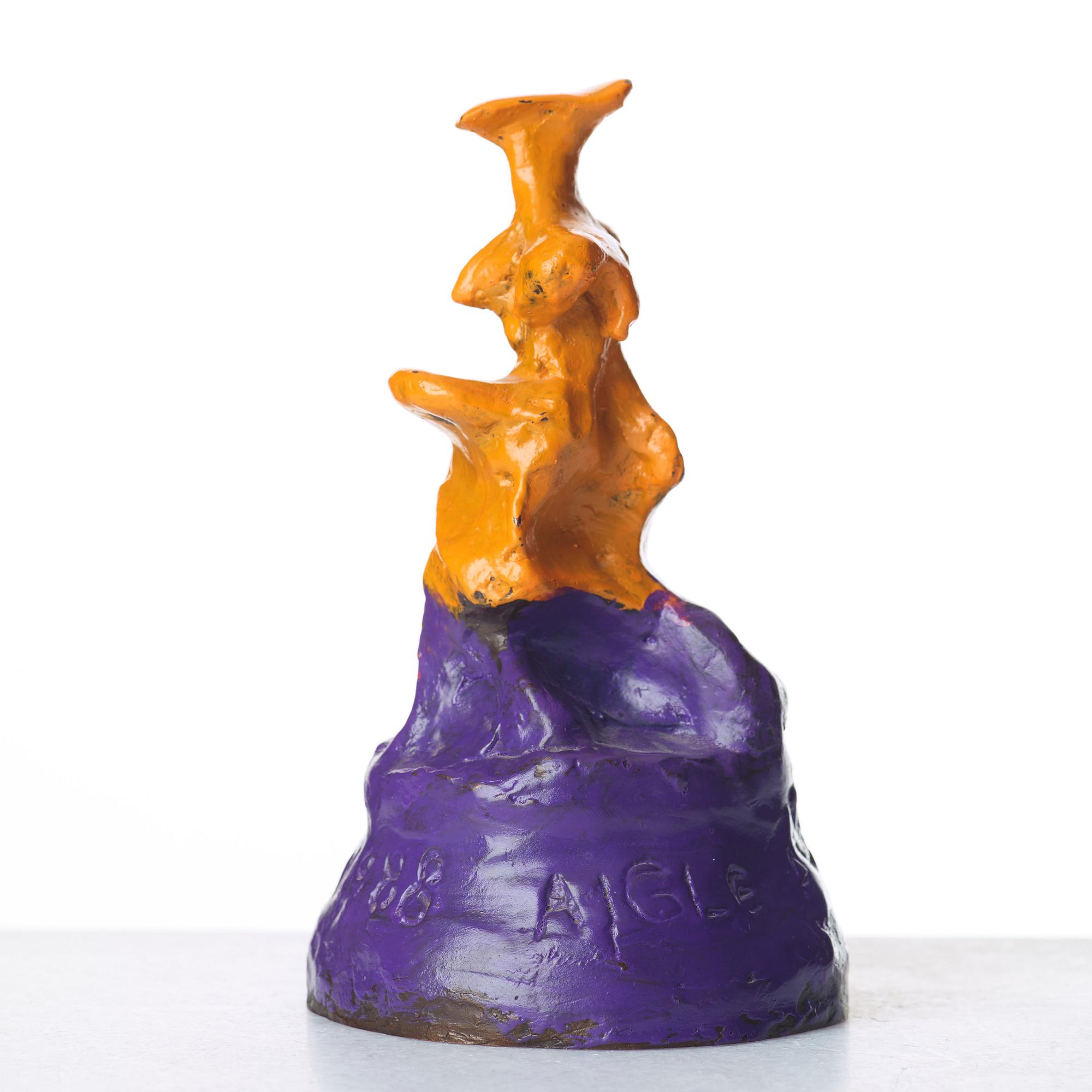 Saint Clair Cemin, "Aigle ave un coeur".