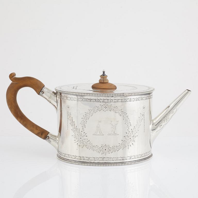 George Angell & Co, tekanna, silver, London 1863.