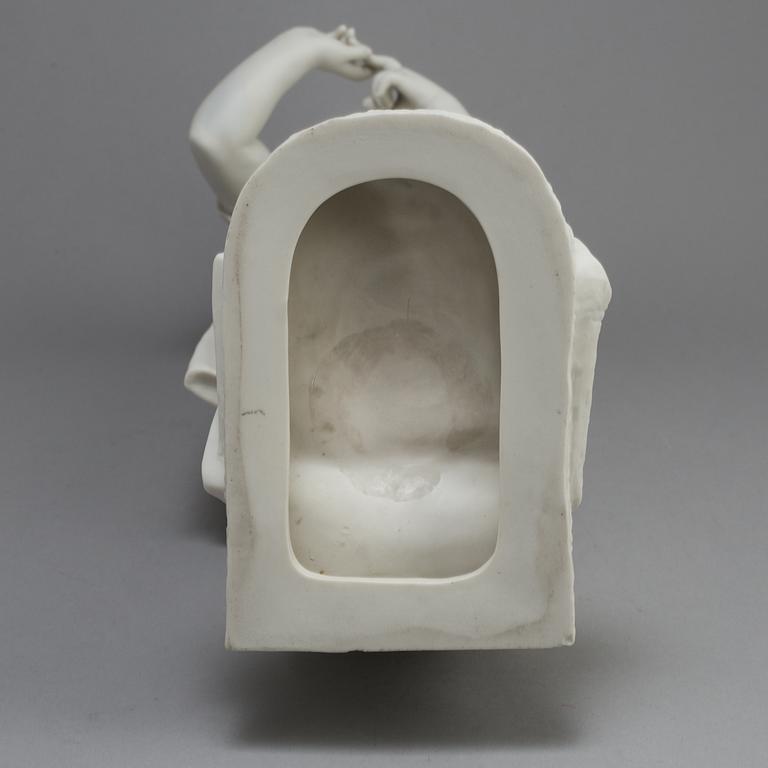 FIGUR, parian, Gustafsberg 1903.