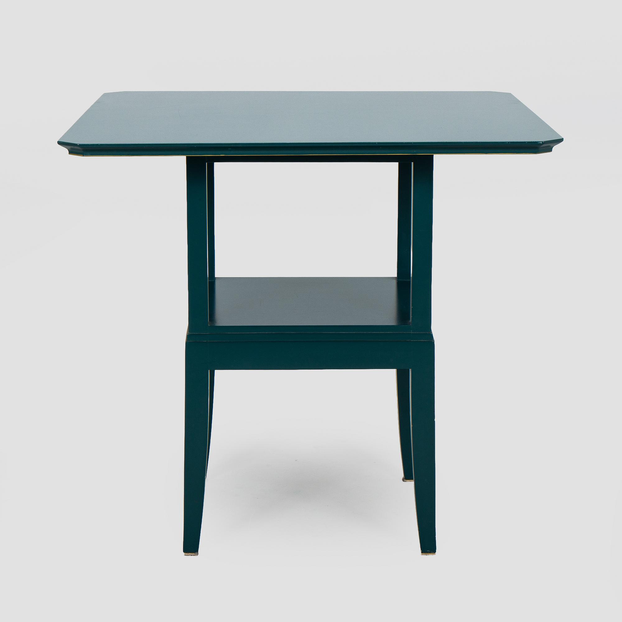 Eliel Saarinen, Fåtöljer, ett par och bord, "Blue suite" för Adelta, Finland 1980-tal.