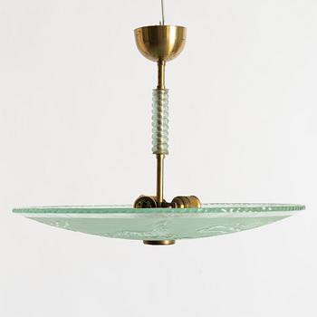 Ceiling lamp, Swedish Modern, 1930s/40s.
