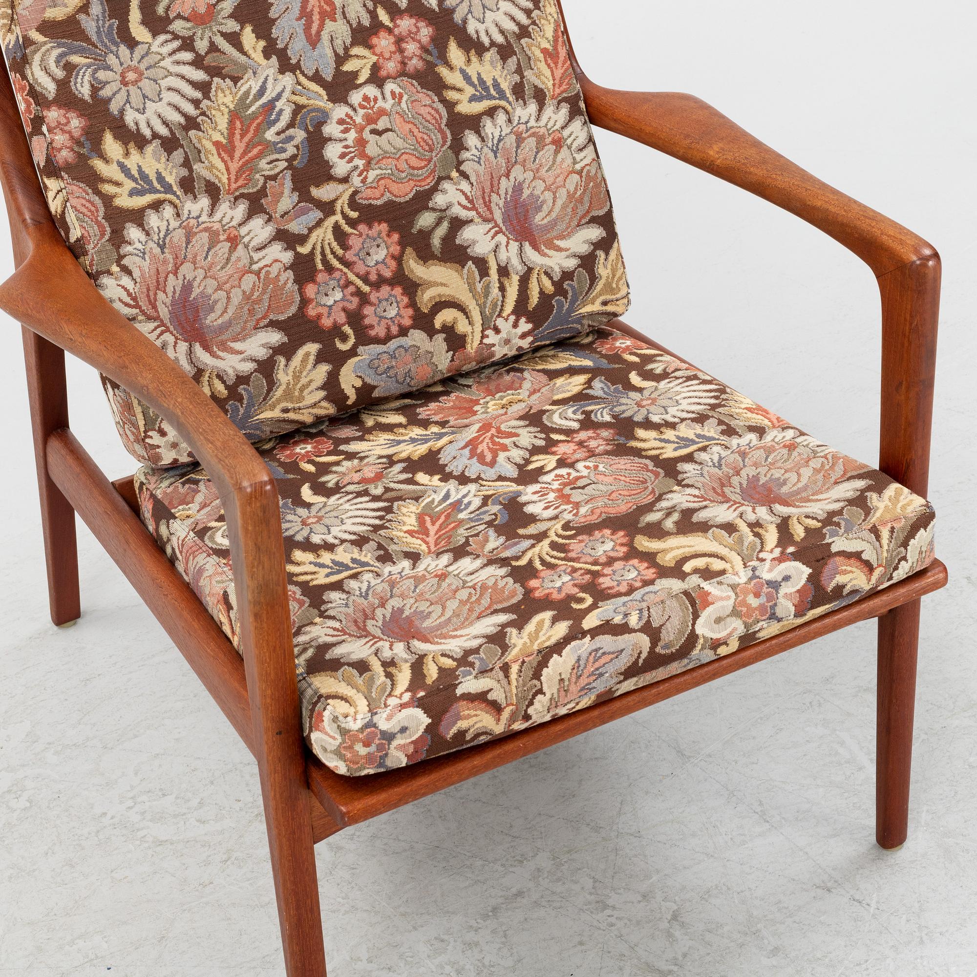 Karl Erik Ekselius, karmstol, JOC Möbler, Vetlanda, 1960-tal.