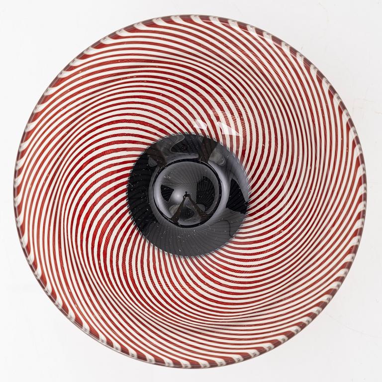 Edward Hald, skål, slipgraal, Orrefors.