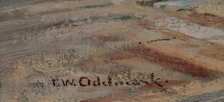 Frans Wilhelm Odelmark, oil on canvas, signed.