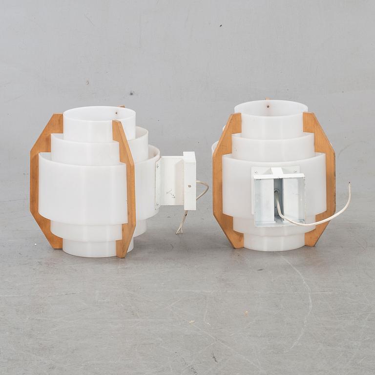 Wall lamps, 2 pcs, 1960s, probably Luxus.