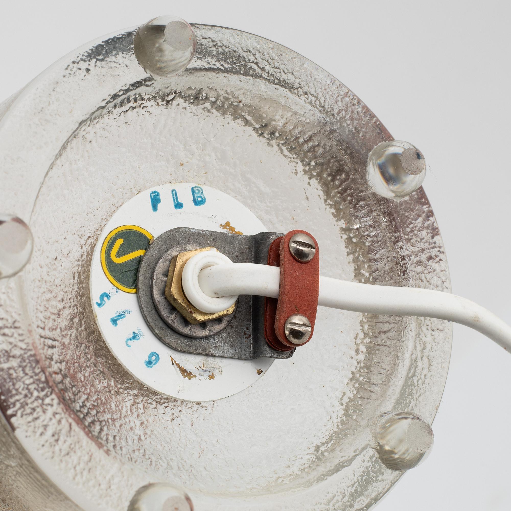 Bordslampor ett par, Falkenbergs Belysning, 1900-talets andra hälft.