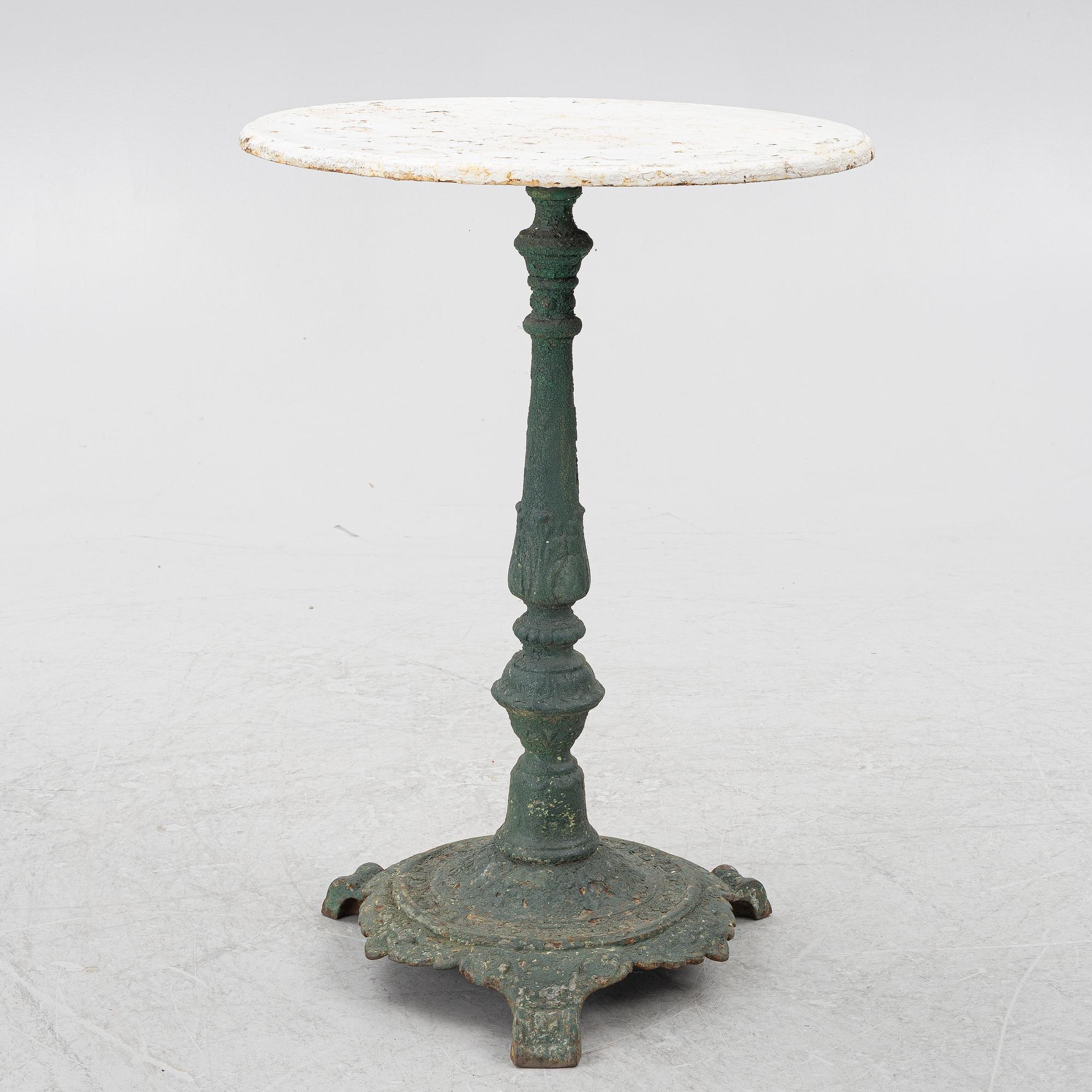 Garden table, Ludvigsbergs Werkstad, Stockholm, circa 1900.