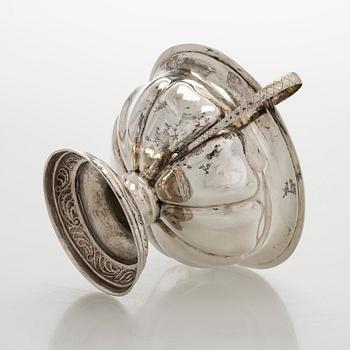 Adolf Gustaf Granbom, bonbonnière, silver, Borgå, Finland 1851-1858.