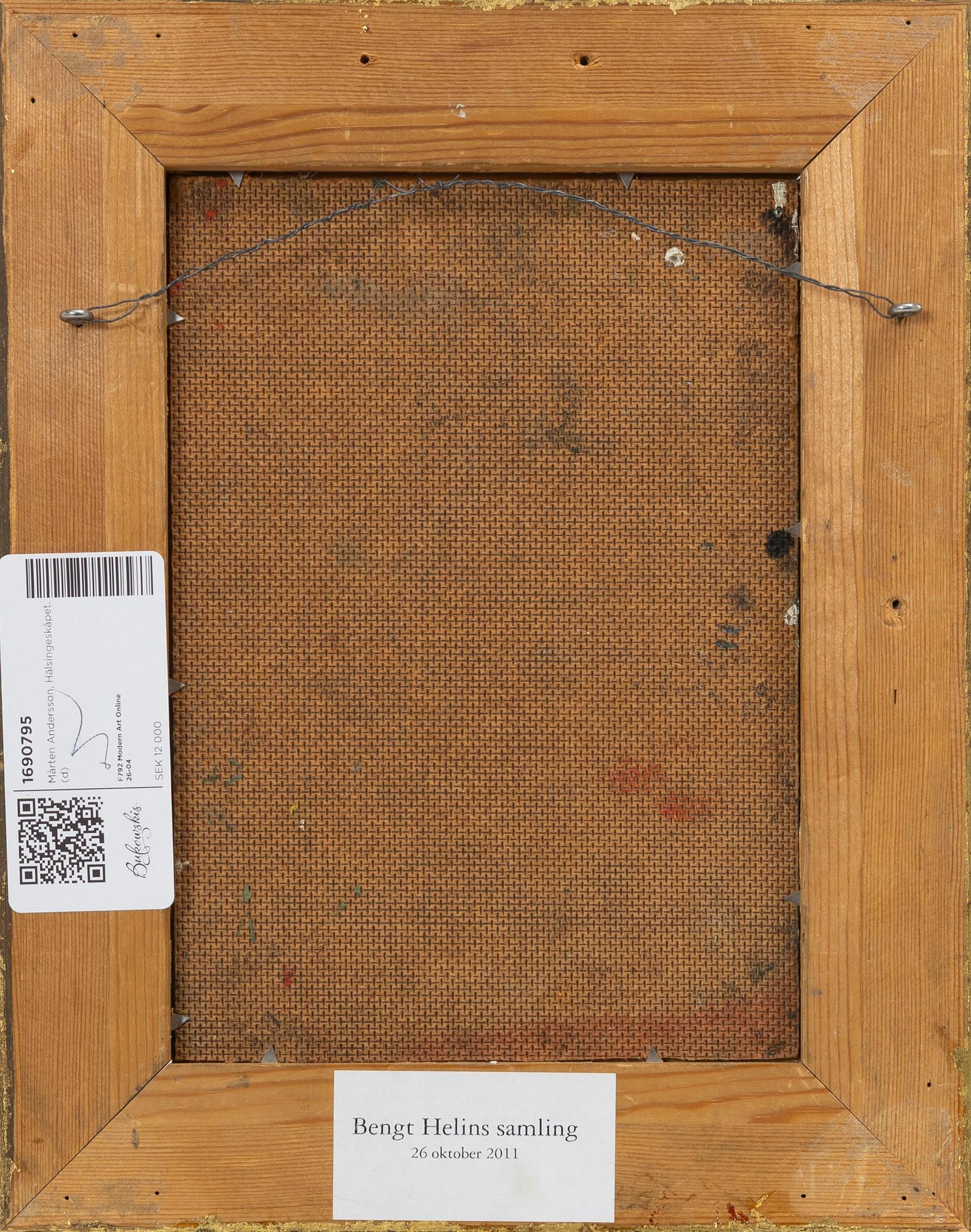 Mårten Andersson, Hälsingeskåpet.