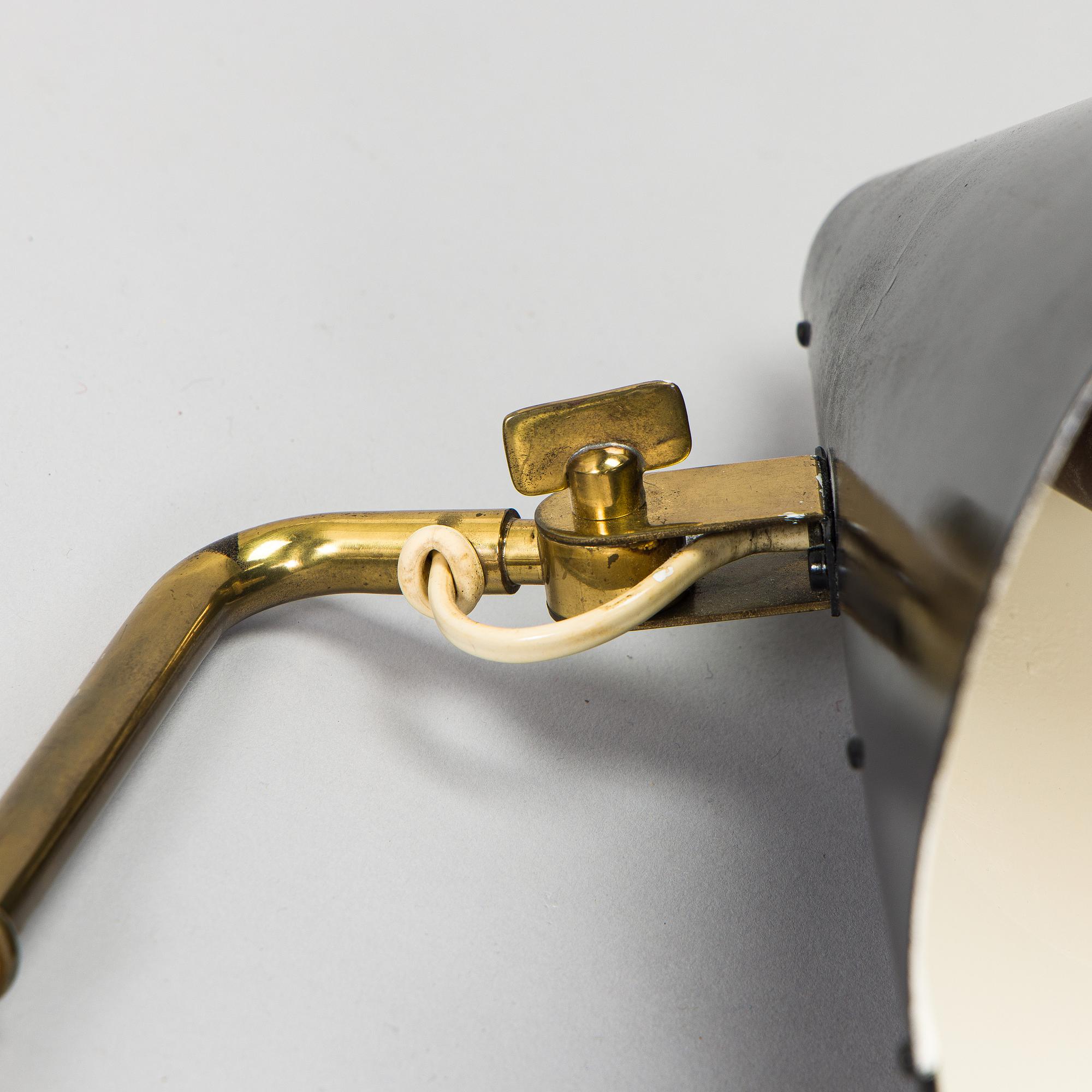 Paavo Tynell, a pair of mid-20th century K10-10 floor lamps for Taito Finland.
