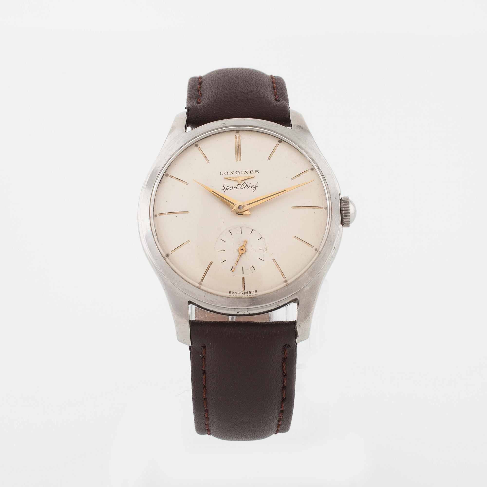 LONGINES, Sport Chief, wristwatch, 35 mm.