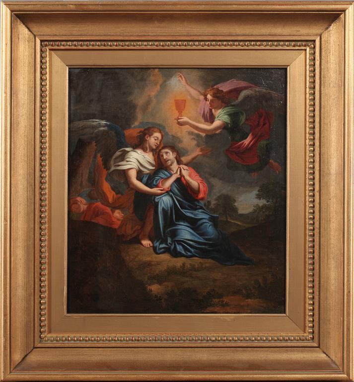 OKÄND KONSTNÄR, olja på duk, 1800-tal.