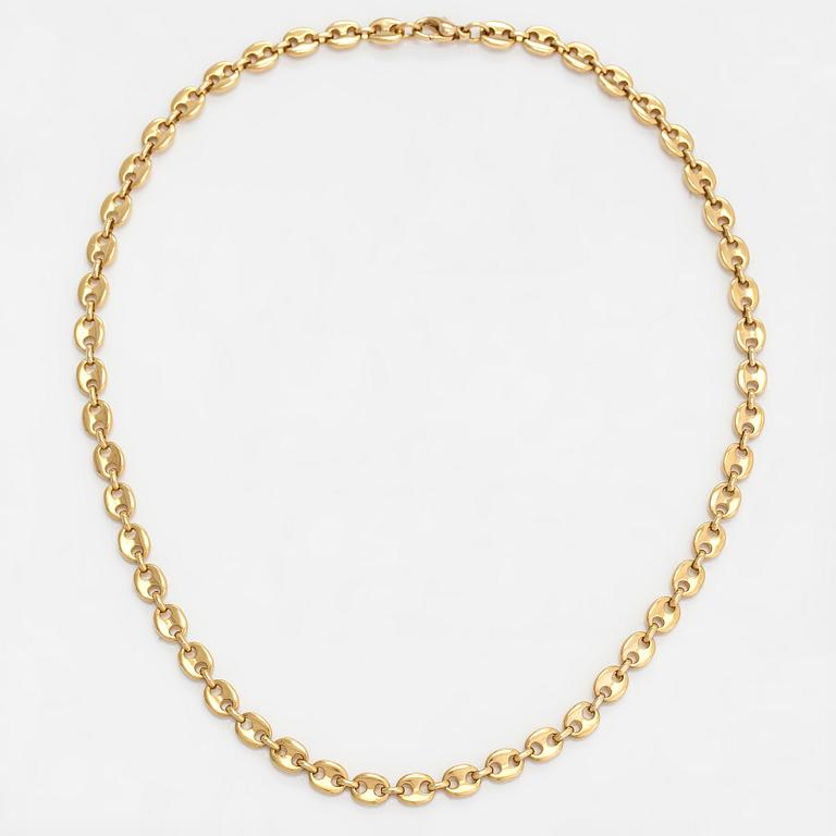 Halsband, 18K guld, Schweiz.