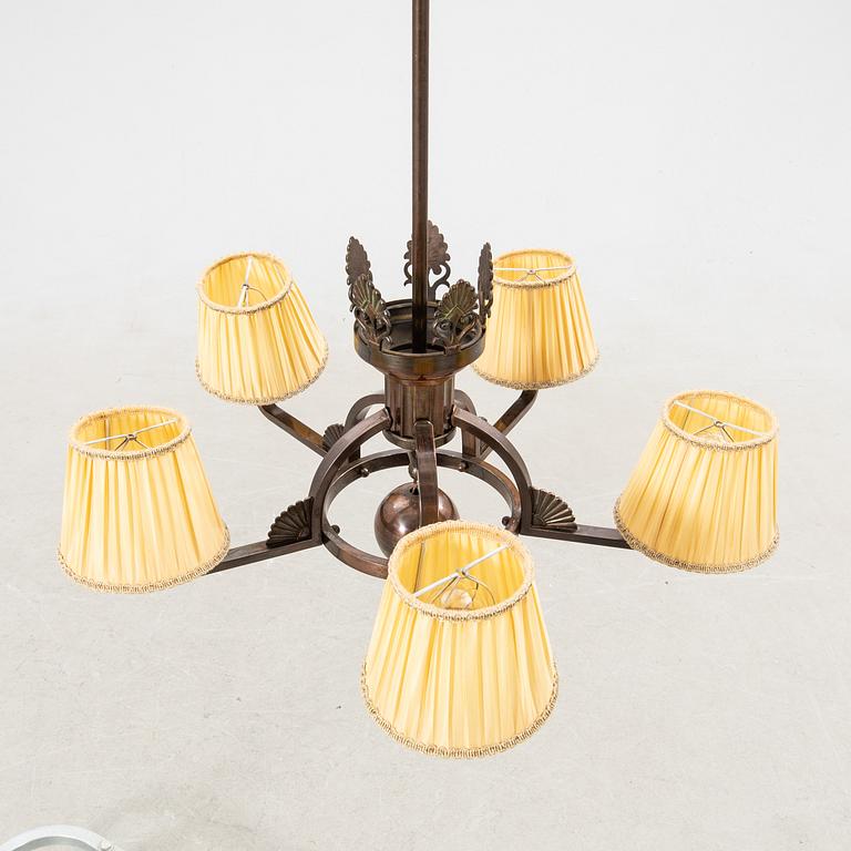 Ceiling lamp, Art Deco, early 20th century.