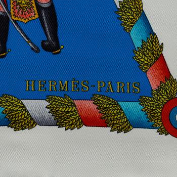 HERMÈS, scarf, "Paris L'Armee Imperiale Russe de 1816 a 1916".