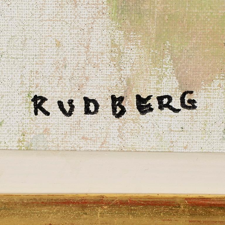 GUSTAV RUDBERG, olja på duk, signerad.