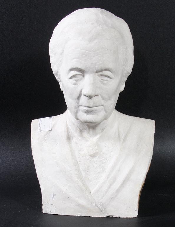 BERGMAN-TAUBE, ASTRI. Skulptur. Gips. Sign o dat 1950.