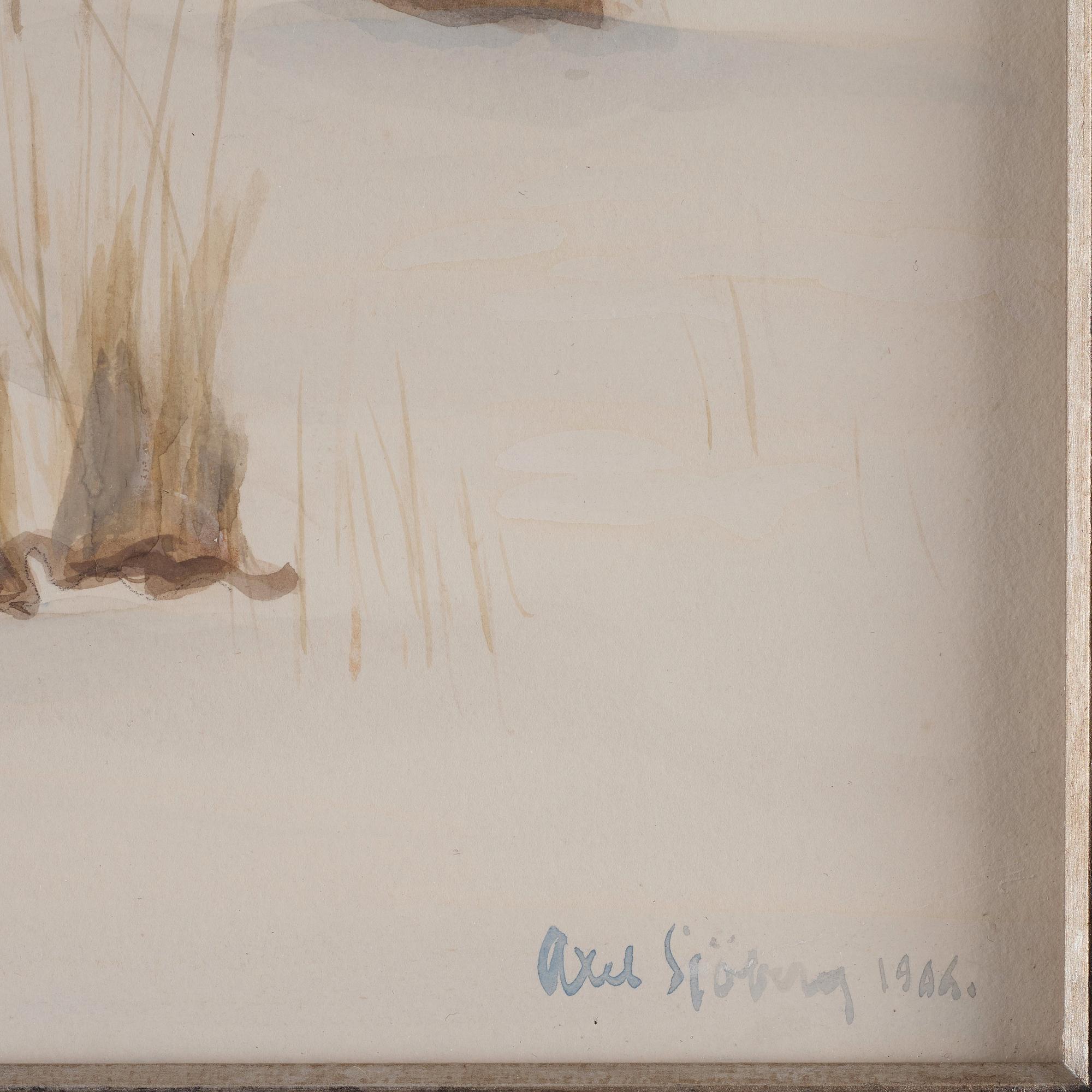 Axel Sjöberg, Winter, Sandhamn.