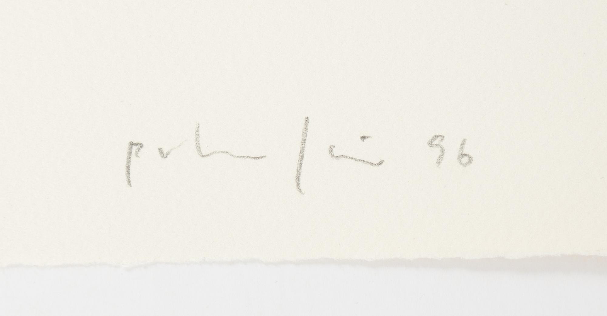 Peter Frie, lithograph in colours, 1996, signed 41/290.