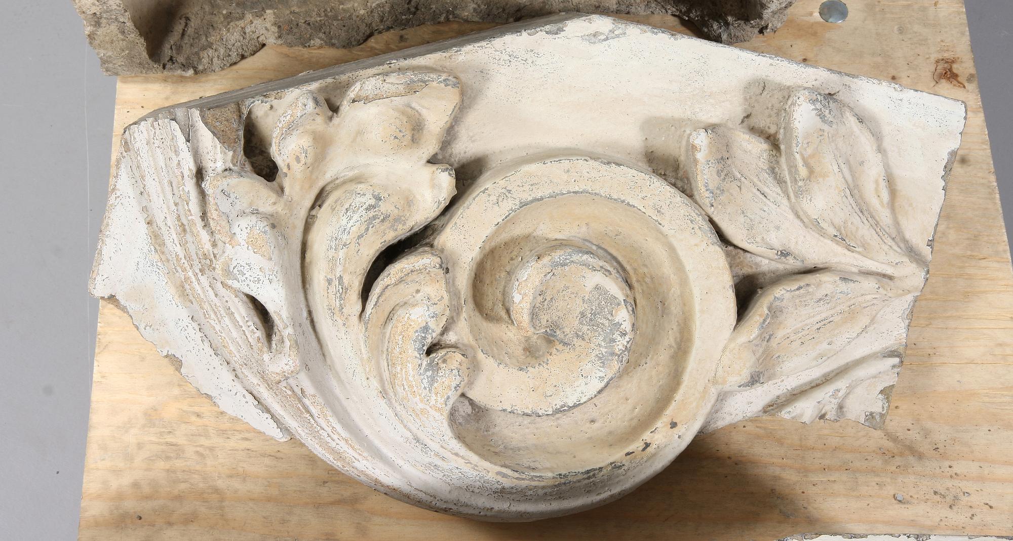 DEKORELEMENT FÖR HUSFASAD, 3 st, cement, 1899.