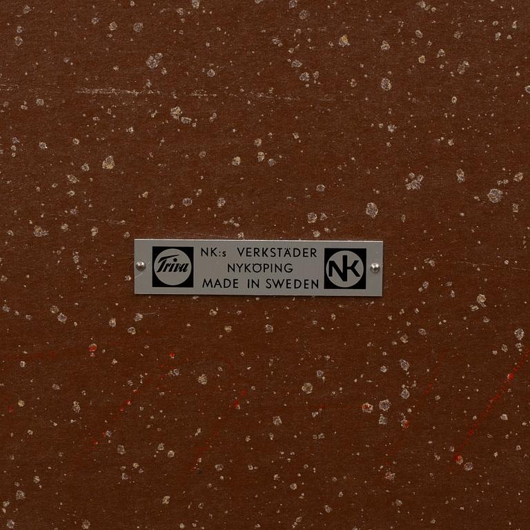 STIG LINDBERG, an enamel table top, Triva, Nordiska Kompaniet, circa 1960.