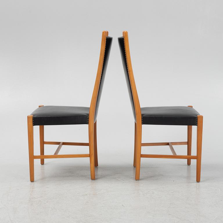 Carl Östergren, matgrupp, 6 stolar och matbord, utförda av snickarmästare David Sjölinder omkring 1962.