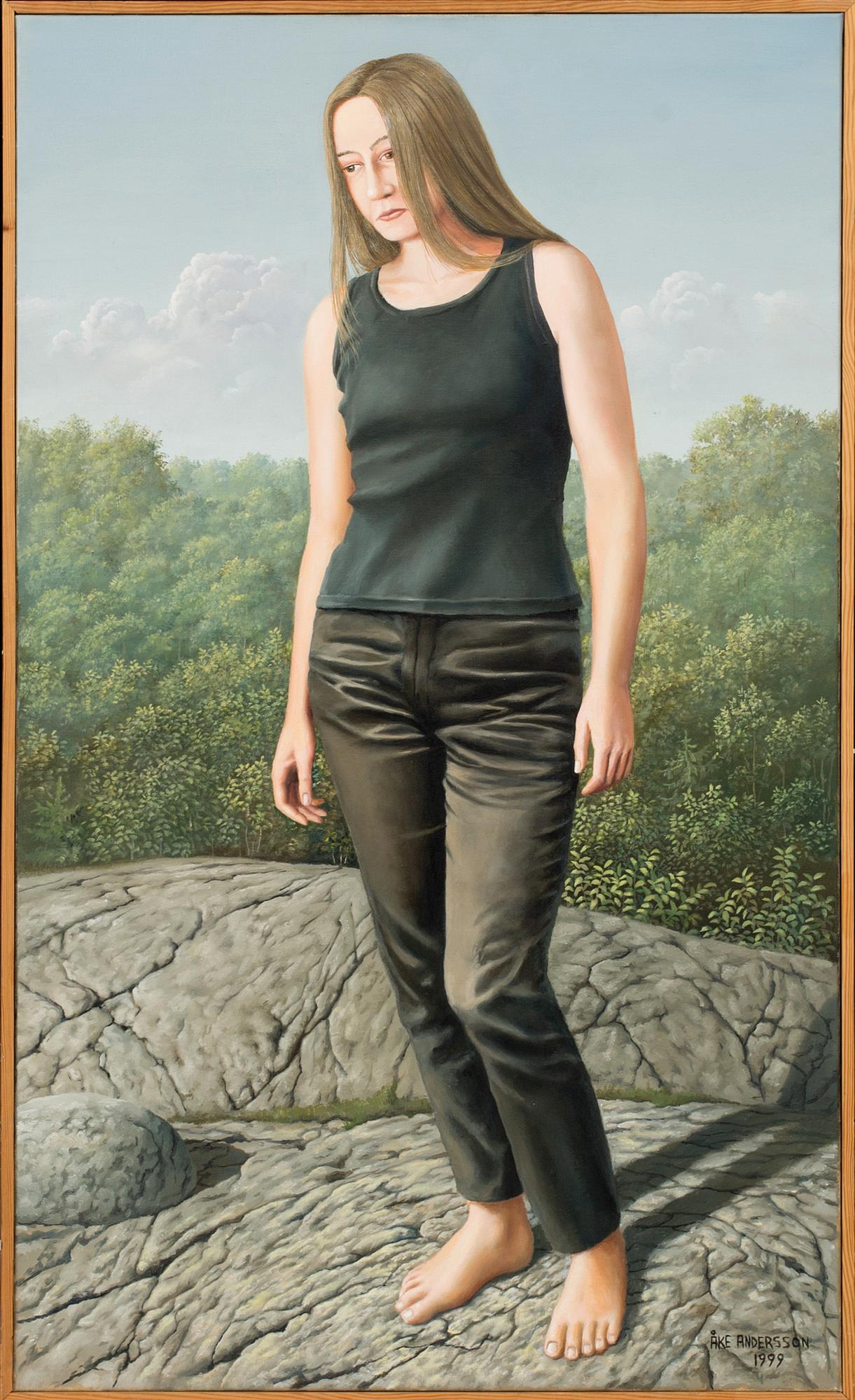 ÅKE ANDERSSON, olja på duk. Signerad och daterad 1999.