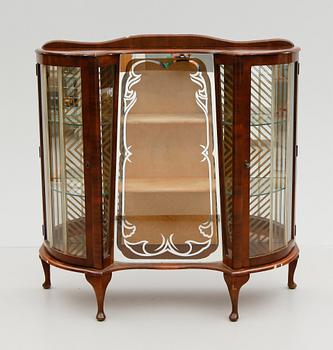 VITRINSKÅP, England, 1940-tal.