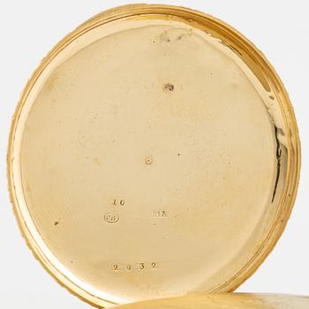 Fickur, 18K guld, 46 mm.