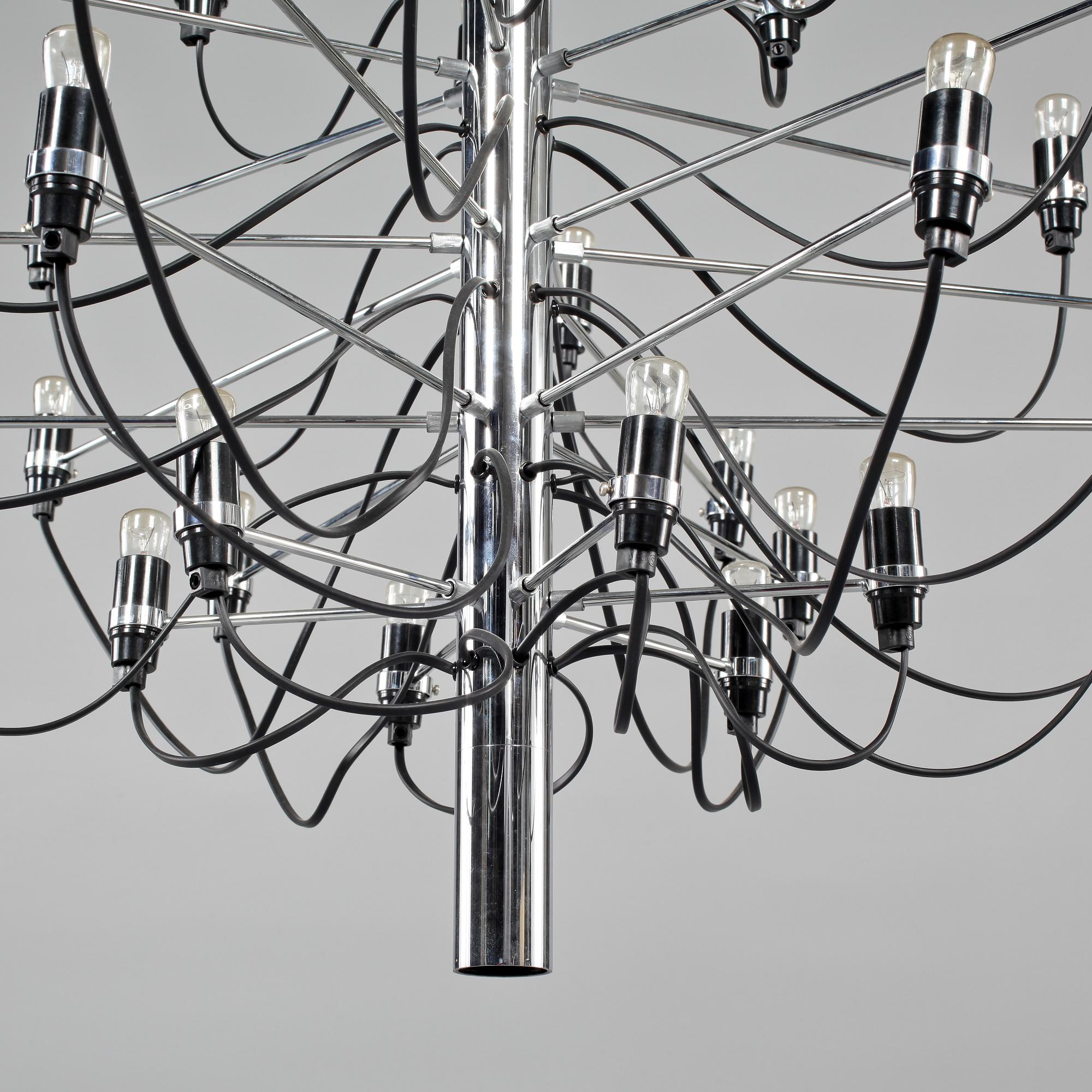 TAKLAMPA, "2097", Gino Sarfatti, Flos, Italien, 2000-tal, höjd 71 cm.