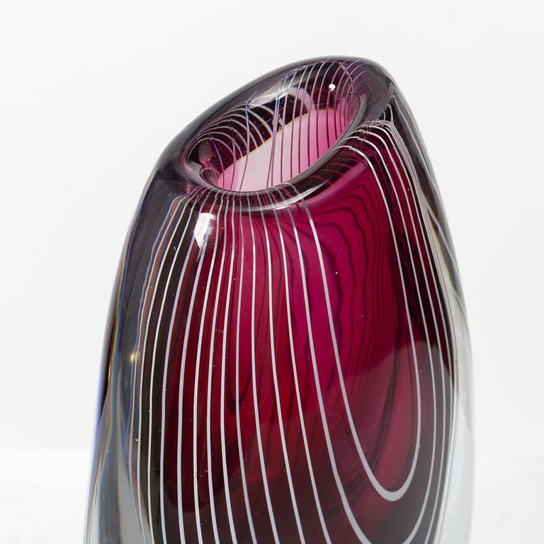 Vicke Lindstrand, vas, glas, Kosta, modell 1114, 1950-tal.