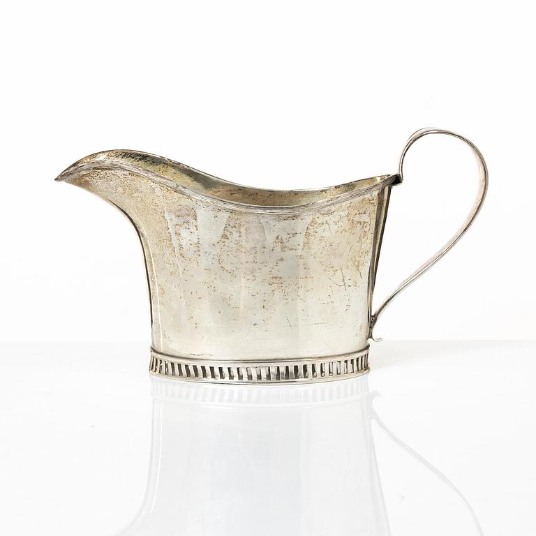 Lars Magnus Hörvall, gräddkanna, silver, Eksjö, 1814.