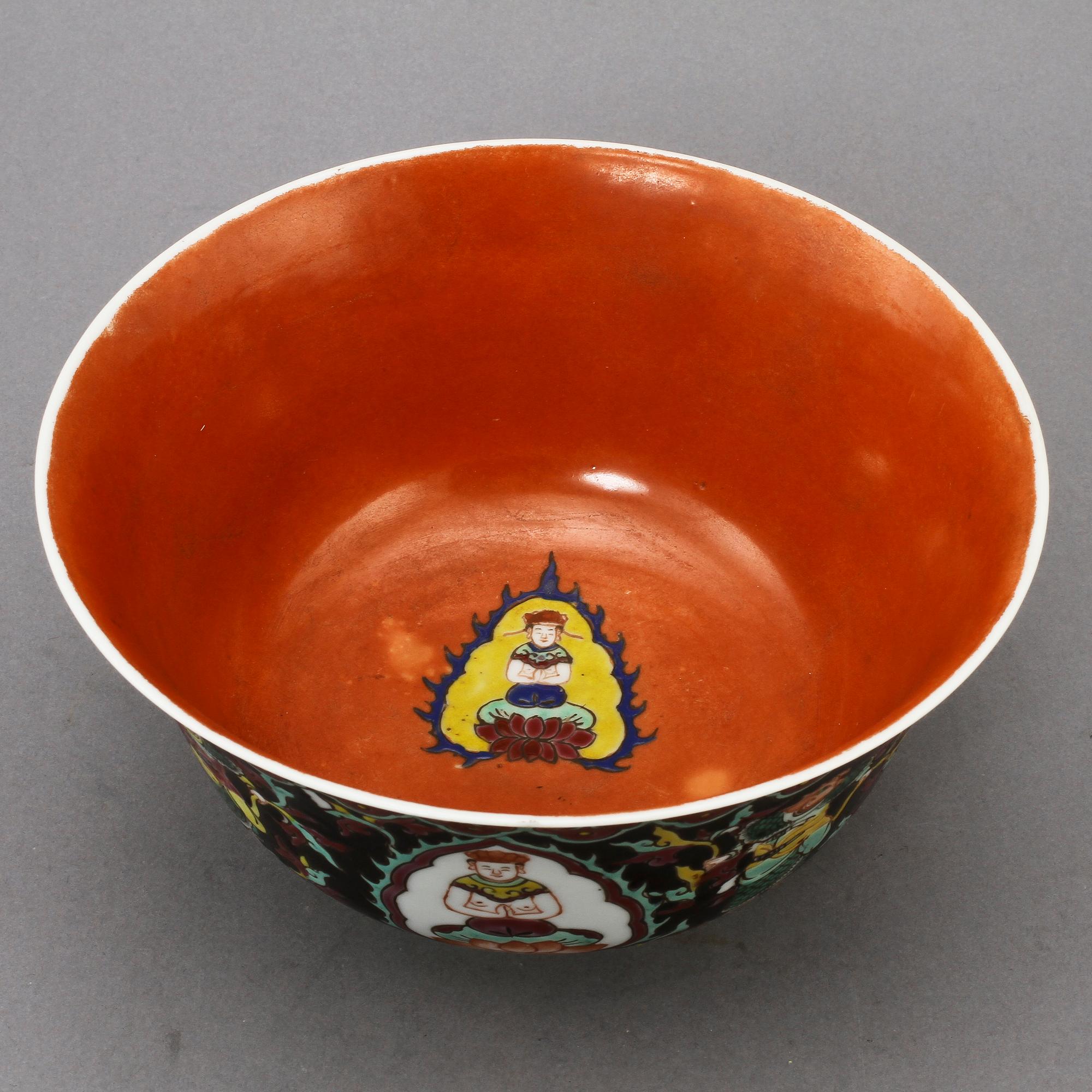 SKÅL, porslin, Kina, 1800-tal.