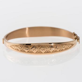 ARMBAND, 14K guld. Helsinki, 1959. Vikt ca 15,8 g.