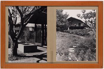 Børge Mogensen, 9 framed photographs depicting Mogensen's house at Soløsevej in Gentofte, Denmark.