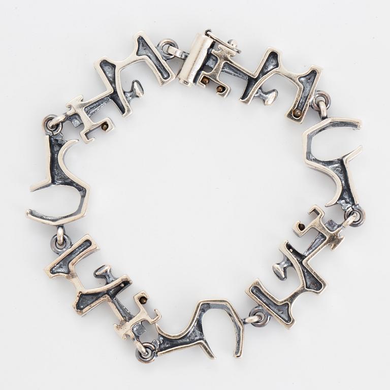 Jorma Laine, silver bracelet.