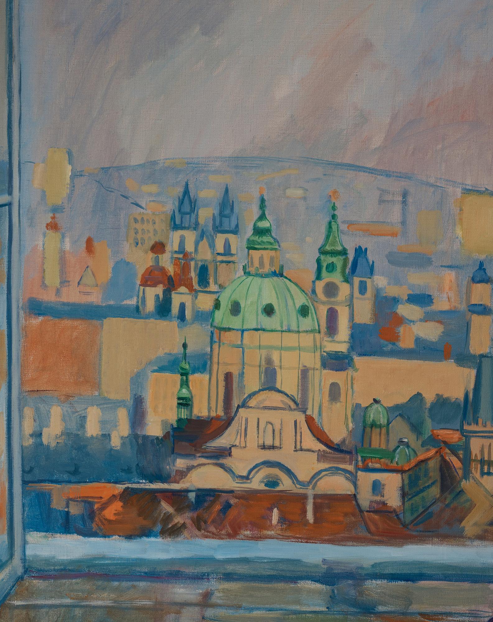 Hilding Linnqvist, View from Prague.