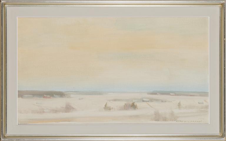Eero Nelimarkka, oil on canvas, signed and dated 1973.