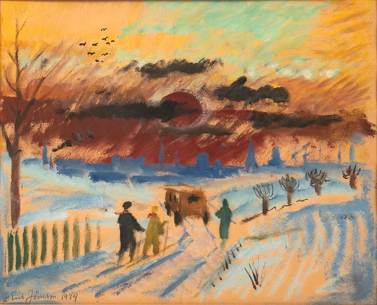 Erik Jönsson, Landscape motif, 1934.