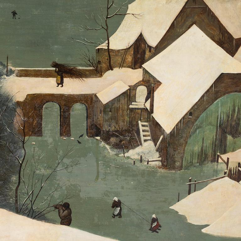Pieter Brueghel dä, copy after, The Hunters in the Snow.
