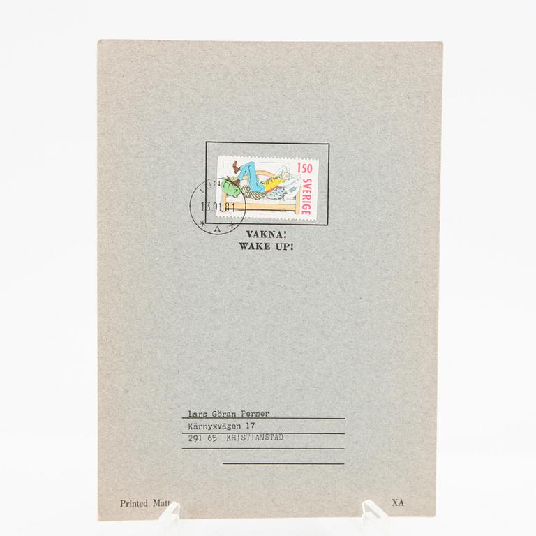 Invitation cards, approx. 130 pcs. Anders Tornberg Gallery.