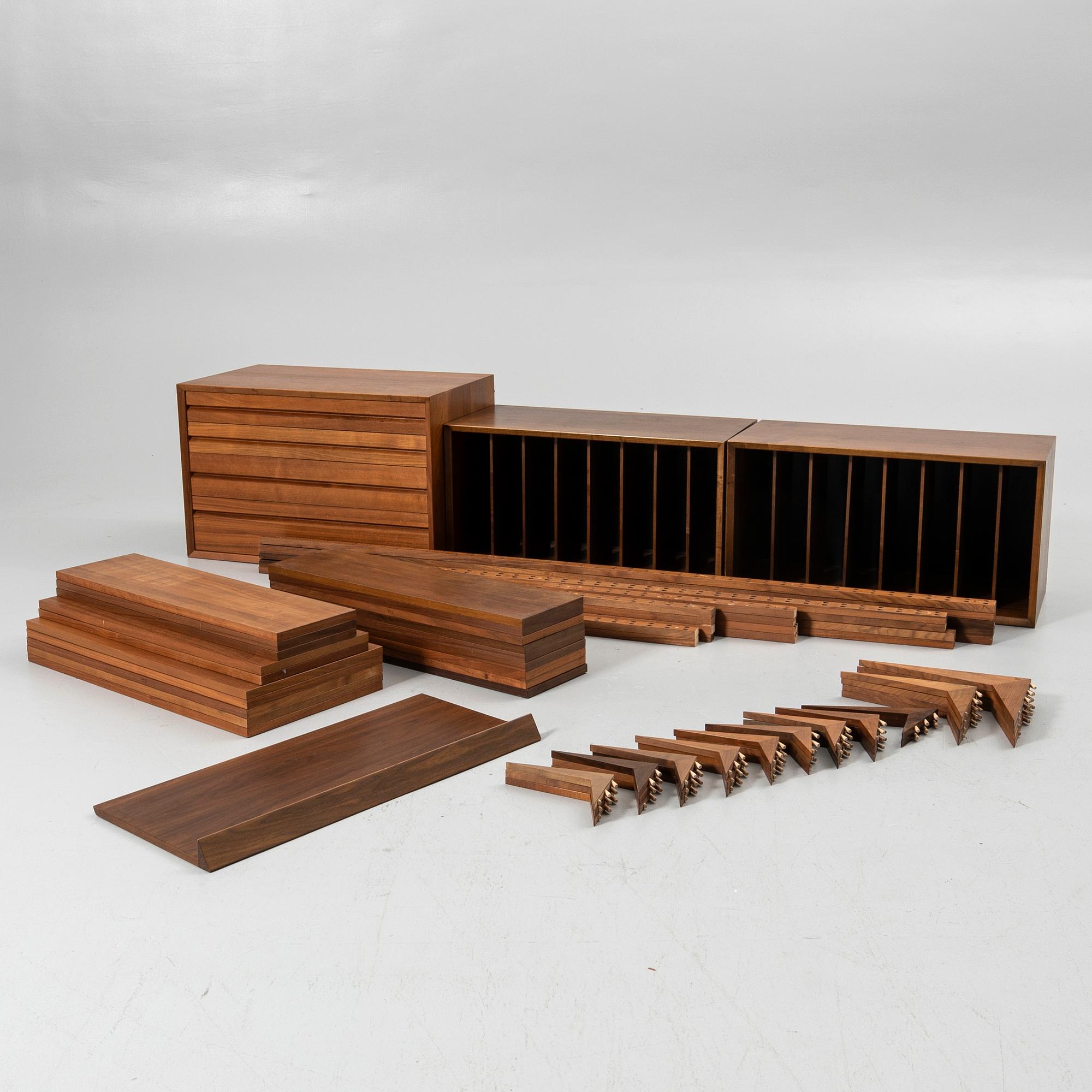 Poul Cadovius, Hyllsystem, "System Cado", teak, Danmark 1960-tal.